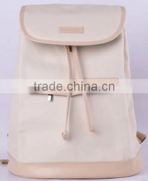 2016 Best Sales New Arrival Factory Made Canvas Backpack Brand New Design Daily Use Canvas Backpacks Laptop Day Backpack photo-2