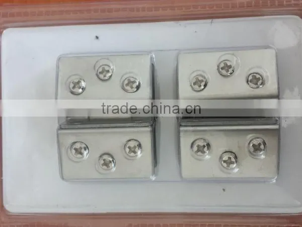 HJ-068 Best Price 10cm Square Stainless Steel Double Hinge China Supplier Glass Hinge photo-5