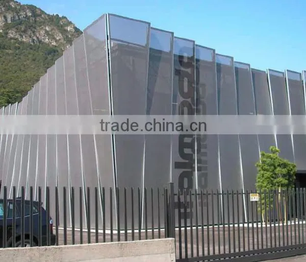 Architecture Facade With Textile Membrane and Fabric Structure Curtain Wall photo-2