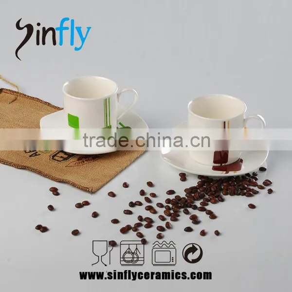 High Quality Ceramic Tea Coffee Cup and Saucer photo-2