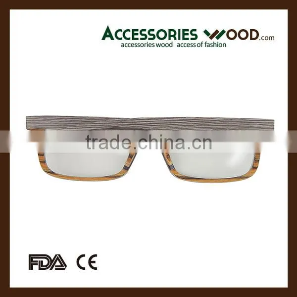 Quality Colorful Square Opticals Wooden Optical Glasses photo-2