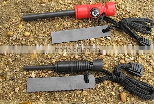 OEM Outdoor Survival Multi Magnesium Fire Starter With Compass photo-5