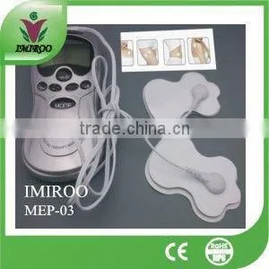 Double Channel Output With 8 Electrode Pads Electronic Pulse Massager/tens Unit/tens Ems Massager
