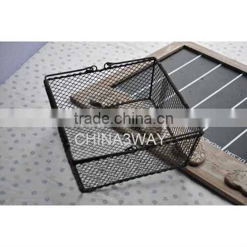 Galvanized Steel Hand Freezer Storage Metal Wire Baskets photo-4