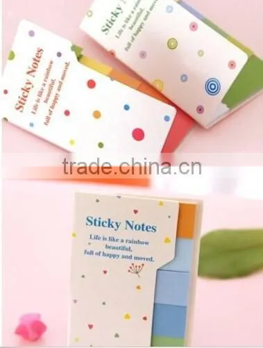 Printing Rainbow Mini Sticker Notepad Bookmark Marker Flags Index Tab Sticky Notes photo-2