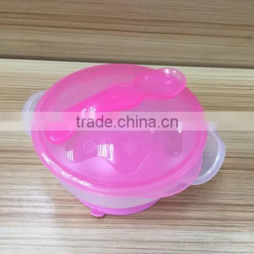 Baby Tableware Plastic Baby Suction Bowl With Spoon photo-5