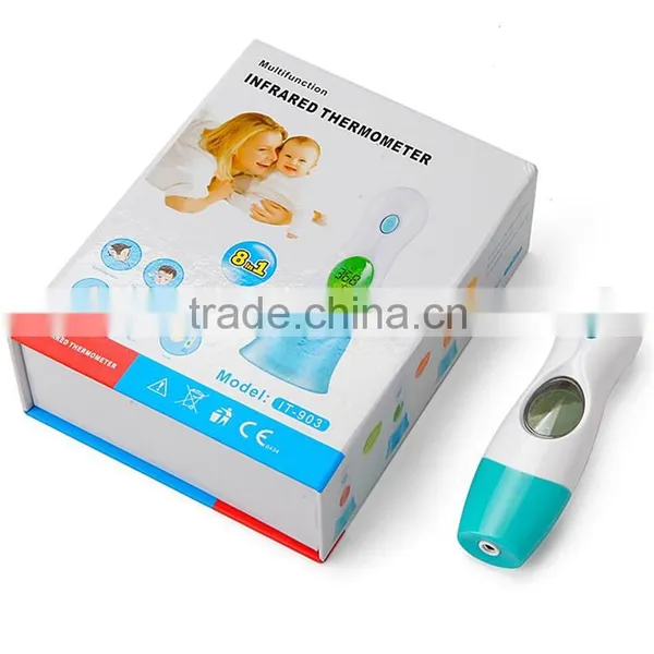 8 In 1 Baby Adult Digital Portable Ear Ir Body Temperature Infrared Thermometer photo-3