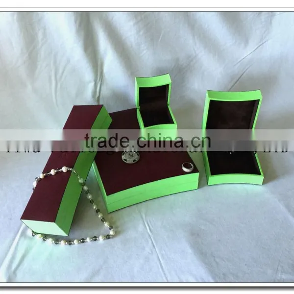 New Design Plastic Jewlery Box Flocking, Custom Handmade Jewlery Gift Packaging,colorful Wedding Jewelry Box photo-2