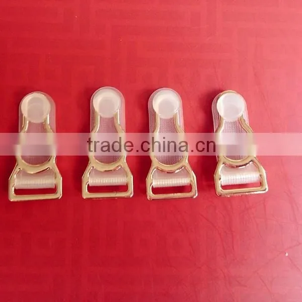 T-Fashion SY-HY120 Lastest Design Customized Clear TPU Rose Gold Metel Suspenders Clip photo-5