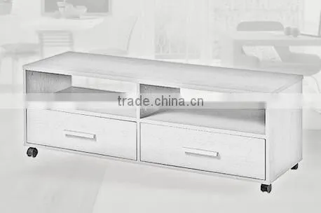 MDF/Particle Board LCD tv Stand With Wheel for Livingroom photo-2