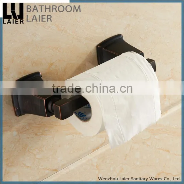 12133b China Supplier Zinc American Style Black Bathroom Equipments Toilet Roll Holder photo-3