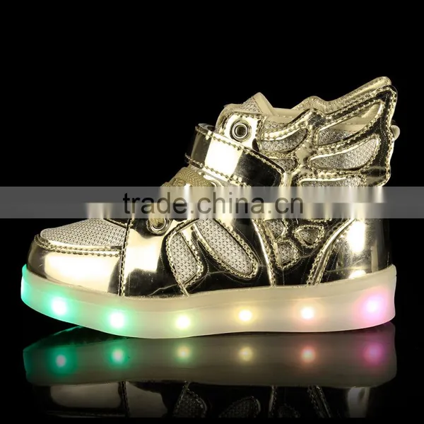 2016 Hot Selling Unisex Roller Shoe High Neck Shoes For Girls LED Light Up Shoes photo-4