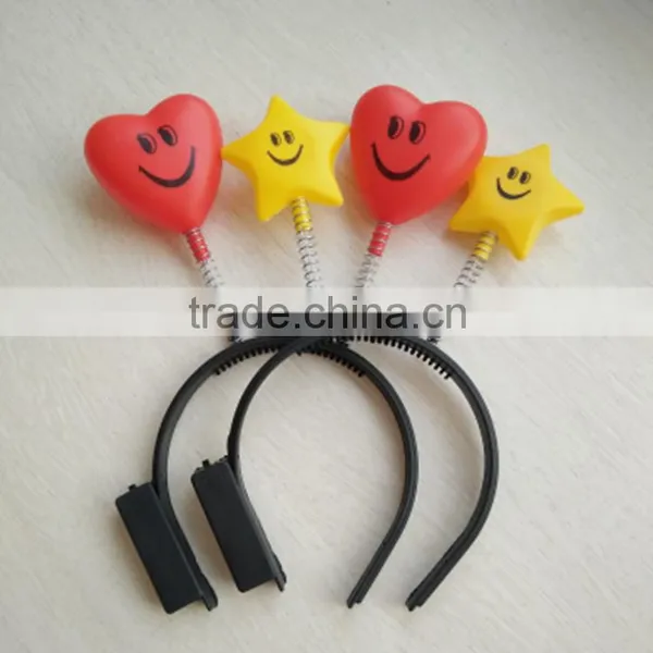 Wholesale Light Up Five Star Headband Led Flashing Light Party Supplies Fashion Headband photo-5