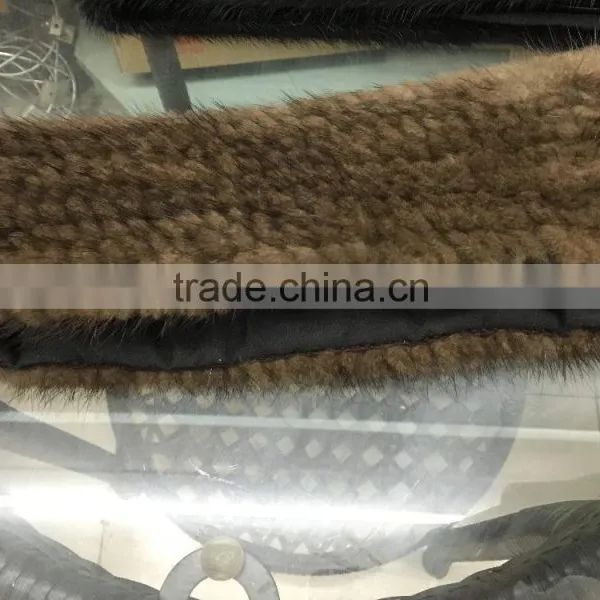 Genuine Mink Fur Head Band for Women photo-2