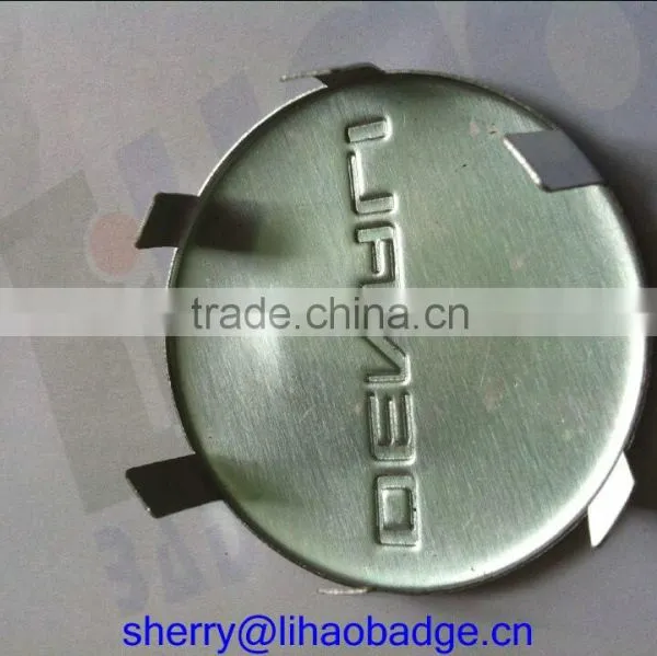Metal Car Logo Wheel Caps,custom Wheel Hub Labels,metal Aluminum Cover With Embossed Logo photo-2