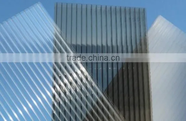 Opal Translucent Doublewall Polycarbonate pc Roof Sheet photo-2