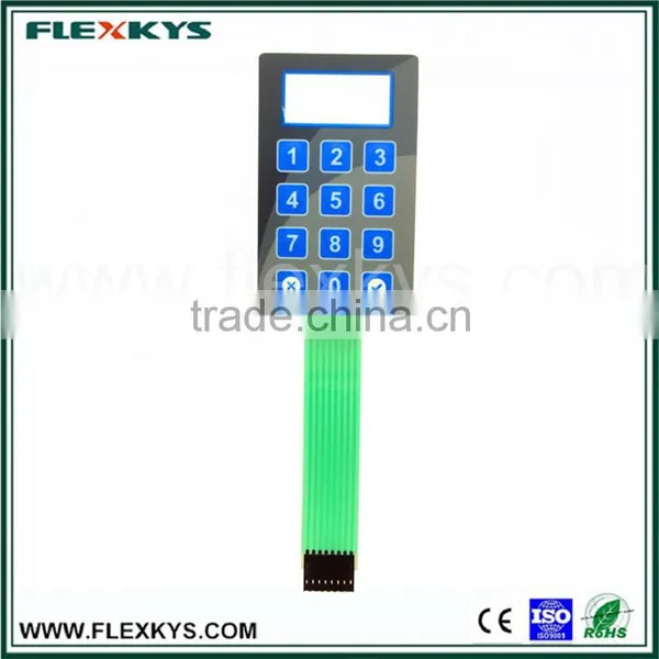 Hot Selling Embossing Key Poly Dome Tactile Feedback Membrane Keypad photo-5