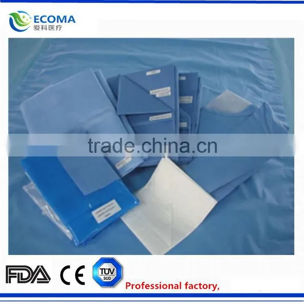 EO Gas Sterile Surgical Suture Sterile Packing C-section Surgical Drape Pack photo-2