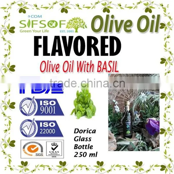 Basil Infused Olive Oil. Premium Quality Olive Oil With FDA Certification. Glass Bottle 250 Ml. photo-3