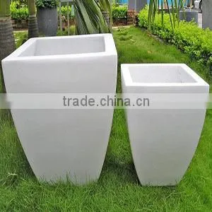 Fashionable High Quality Fiberglass Plants Container and Flowers Pots Cheap Pots photo-4