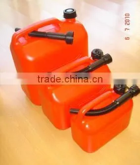 OEM Blow Molding Plastic Unleaded Fuel Can With Pourer Jerry Cans Hdpe Huizhou Facatory photo-2