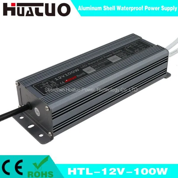 12/24V 20-250W Constant Voltage Aluminum Shell Waterproof LED Power Supply photo-4