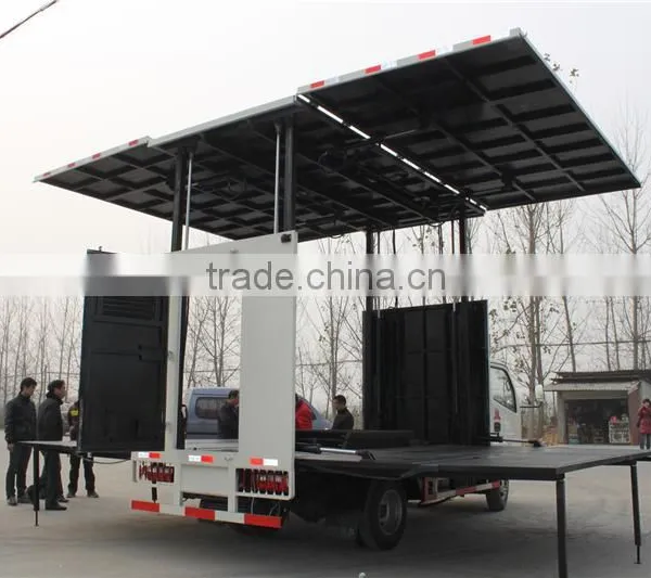 140hp Stage Trucks Mobile for Sale,mobile Show Stage Truck,stage Truck Trailer photo-3