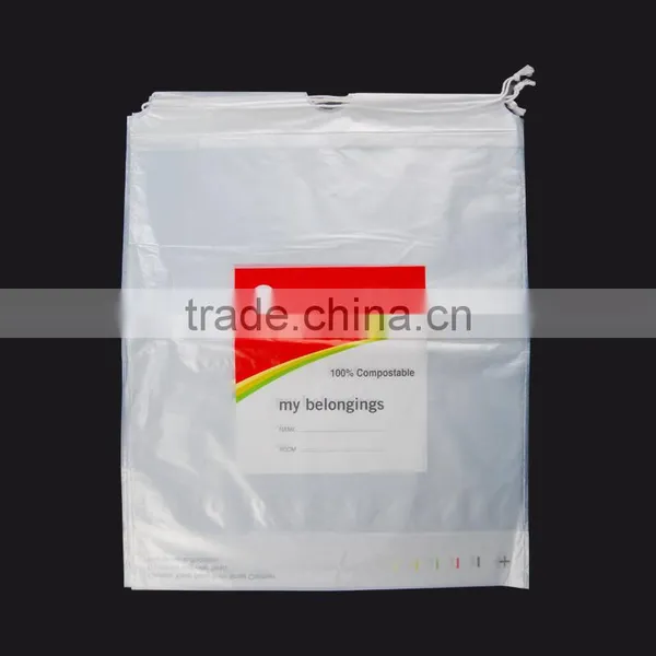 Whosale/distribute Biodegradable and Compostable Eco-friendly Corn Starch Drawstring Bag photo-5