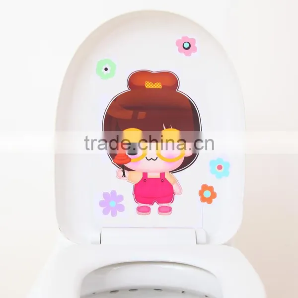 Q061creative Decoration Toilet Seat Sticker photo-2