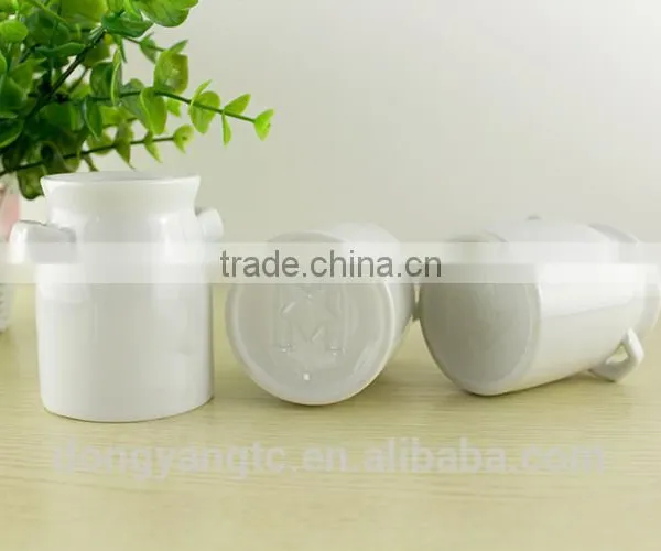 Factory Direct Wholesale White Strengthen Ceramic Milk Bottle photo-6