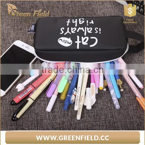 Multifunctional pu Pencil Case for Lady Fashioable photo-5