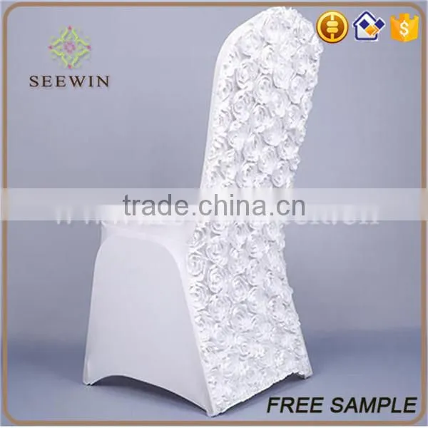 Wholesale Rosette Spandex Elastic Chair Cover photo-5