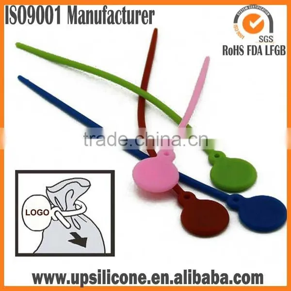 BPA Free Silicone Food Tie Wraps for Promotion photo-2