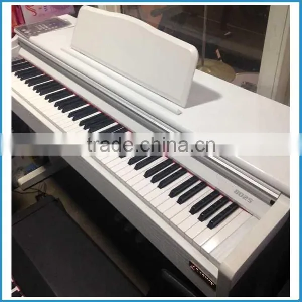 88 Key White Electric Digital Hammer Action Keyboard Piano photo-2