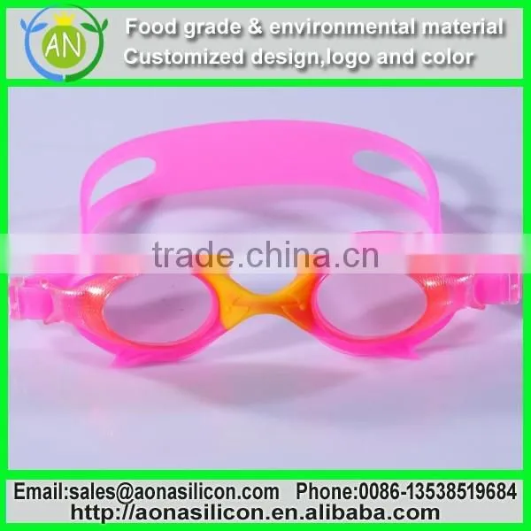 High Grade Silicone Cartoon Child Swimming Goggles for Kids photo-3