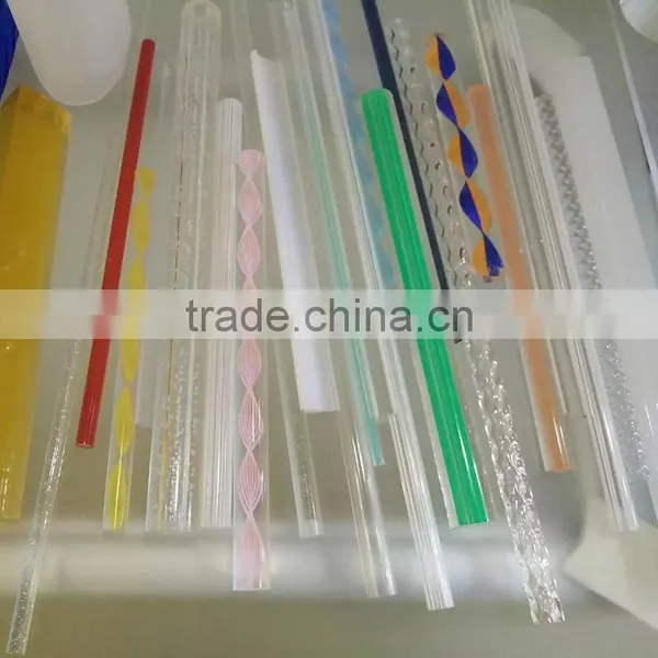 Colored Acrylic Plexiglass Bubble Cast Rod photo-6