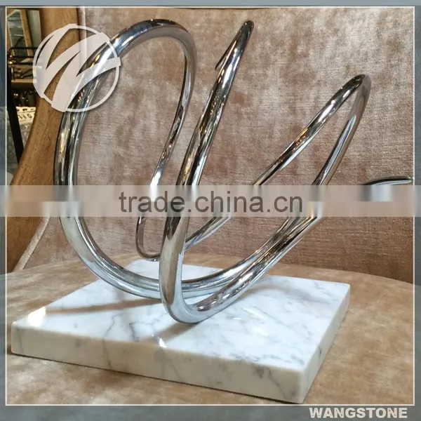 Stainless Steel Famous Metal Abstract Modern Sculpture photo-3
