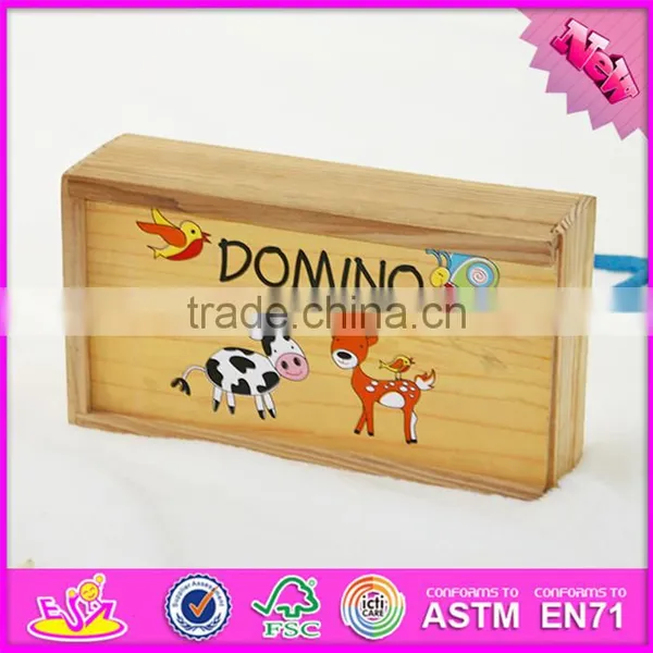 2016 New and Popular Children Wooden Domino Gift W15A062 photo-2