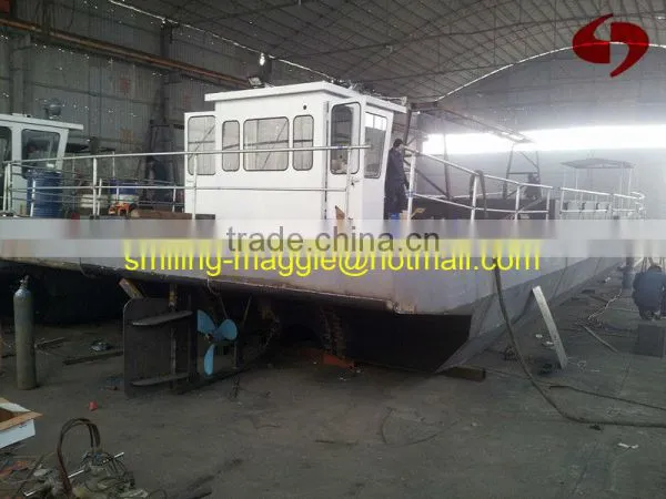 self propelled sand transportation barge with capacity 30-300ton