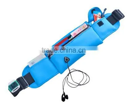 Outdoor Neoprene Sports Light Waist Running Belt Jogging Bag photo-2