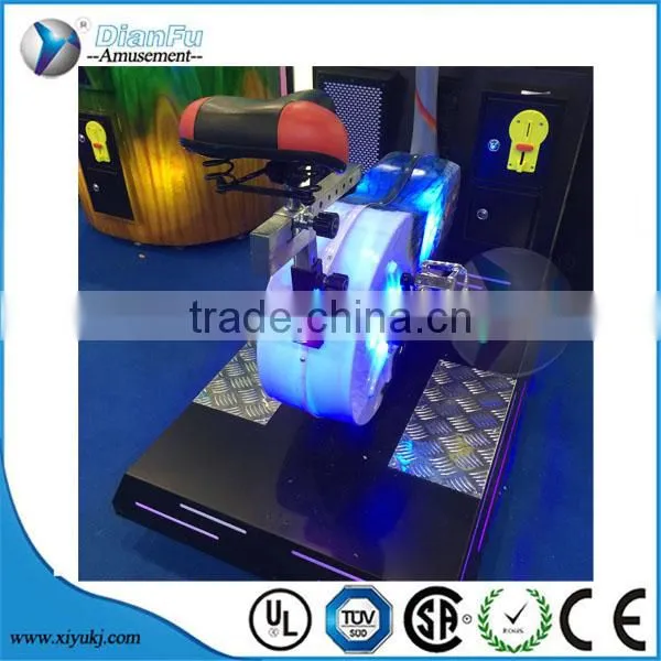 New Coin Pusher Arcade Simulator 3D Kiddie Bike Game Machine With 3D Glasses for Sale photo-6