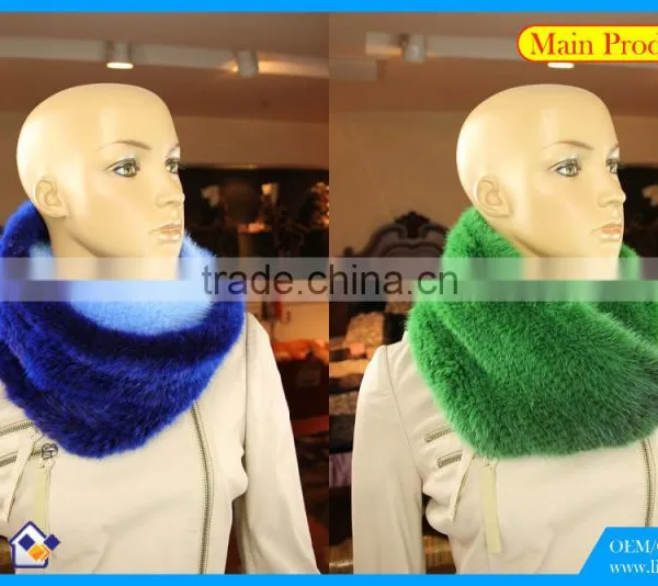 High Quality Knitted Mink Scarf photo-2