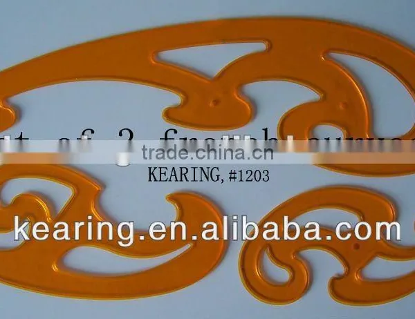 Kearing Brand,DIY Craft French Curve Template,sewing Curved Ruler,kearing French Curve Set #1203S