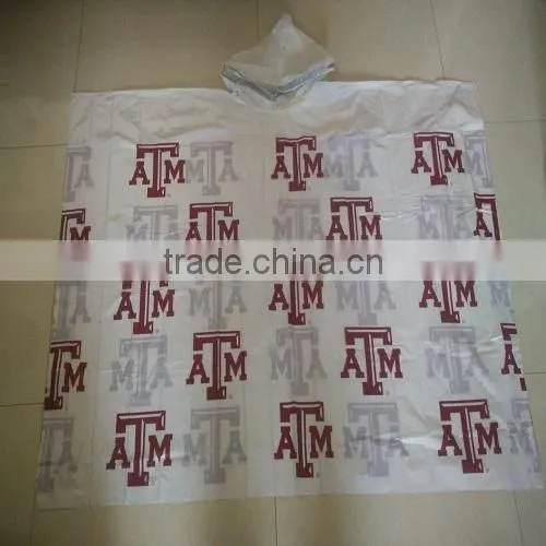 Raincoats Type and PE Rain Poncho Material PE Rain Poncho photo-5
