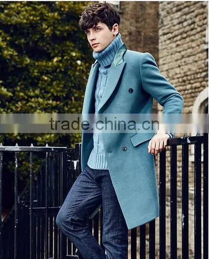 Hot Selling Winter Wool Men Coat photo-2