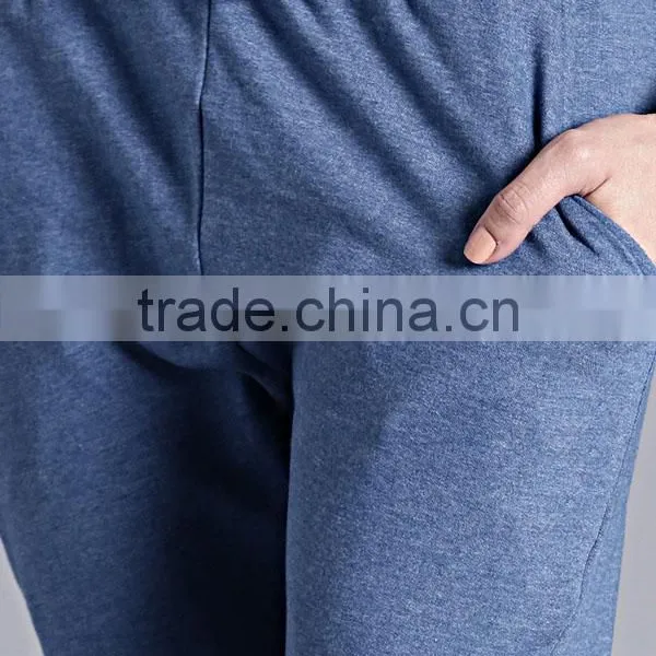 100% Cotton Wholesale Gym Women Fitness Jogger Pants Slim Fit Women Sweatpants photo-5