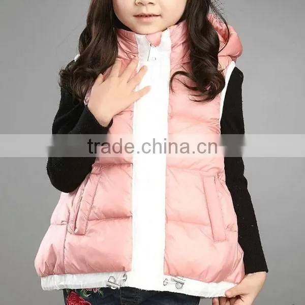 2015 Hot Sell Kid's Winter Windproof Short Padded Vest photo-3