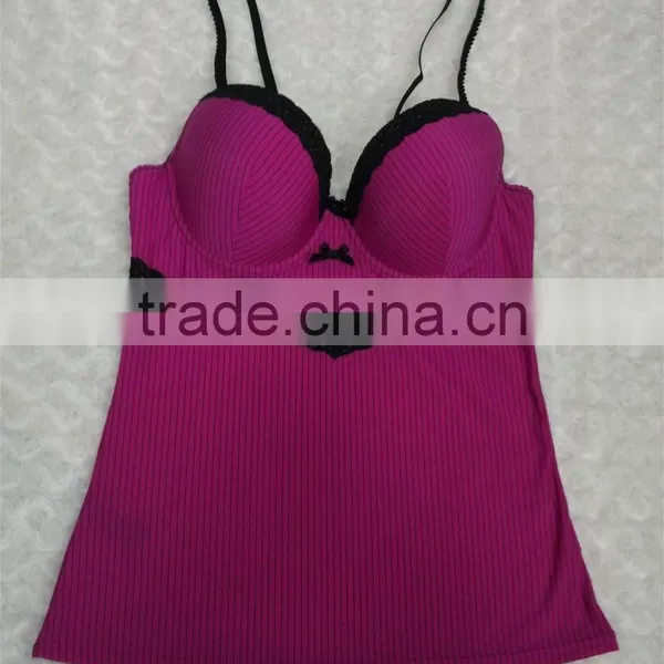 Ladies Underwear Bra New Design , Comfortable Bra Camisole Wholesale
