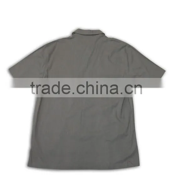 100% Cotton Design China Made Logo Printing Grey Mens Casual Shirt Design photo-5