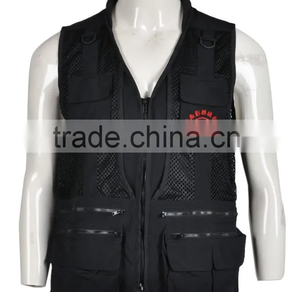 2016 Wholesale High Quality CVC Cotton Work Vests photo-2